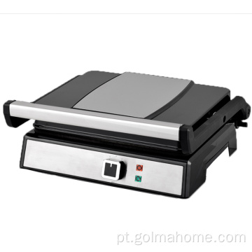 Grill elétrico 2000W com knob de temperatura do temporizador Portable Grill Steak BBQ Grelhados Grelhados